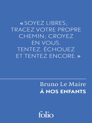 cover image of À nos enfants